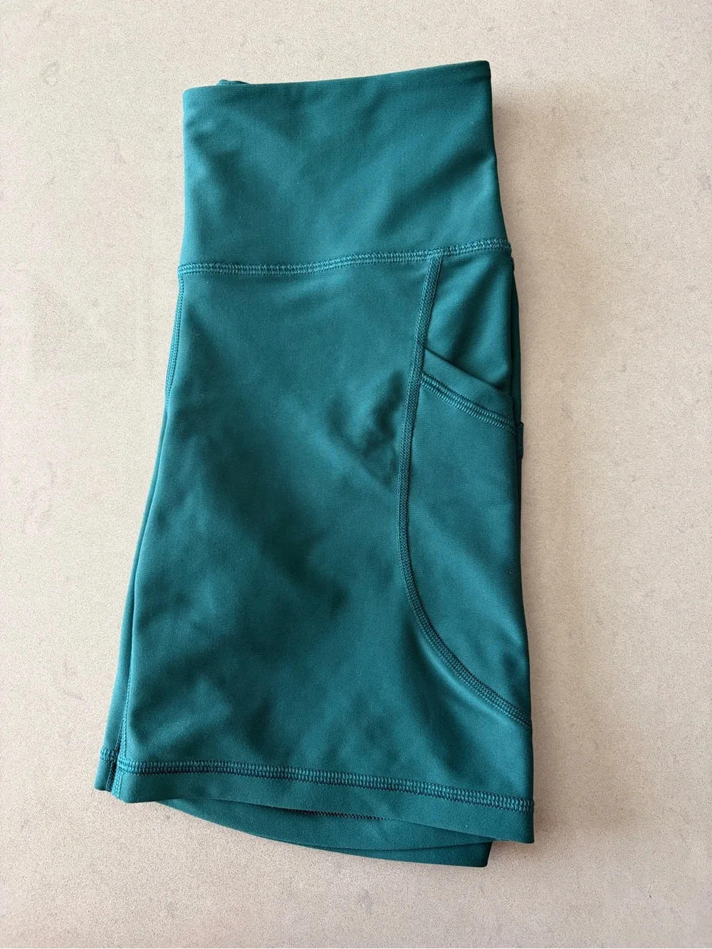 Old Navy Teal Bike Shorts with Side Pockets
